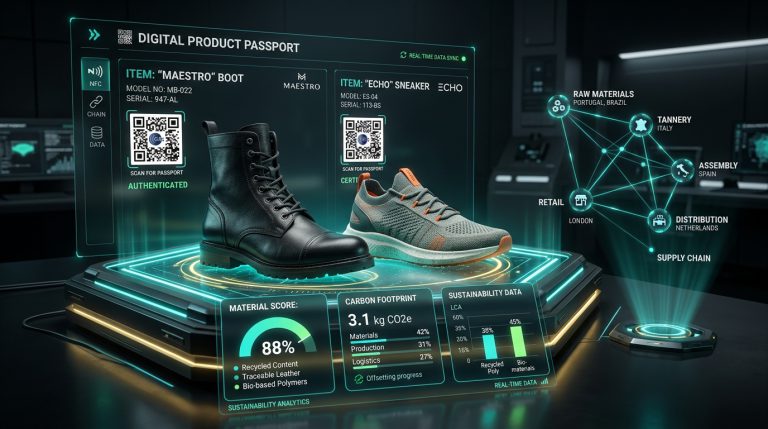 The Definitive Guide to EU Footwear Digital Product Passports (DPP): Regulations, 35+ Datapoints, and 2027 ESPR Readiness